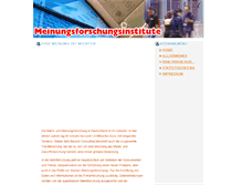 Tablet Screenshot of meinungsinstitute.de
